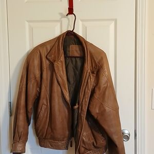 Men's Tan Leather Jacket